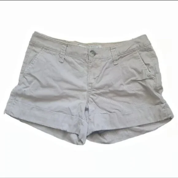 Old Navy Grey Chino Shorts Womens Buy Old Navy High-Waisted OGC